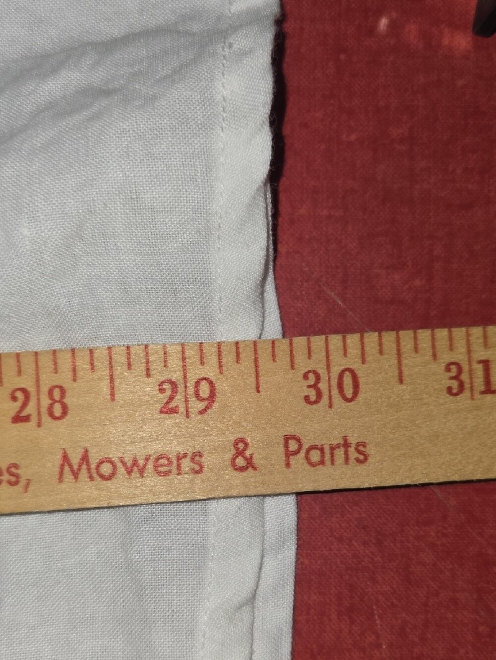 Sunny Leigh White Ruffle V-Neck Tunic 100% Linen Womens Size XL - Picture 10 of 10